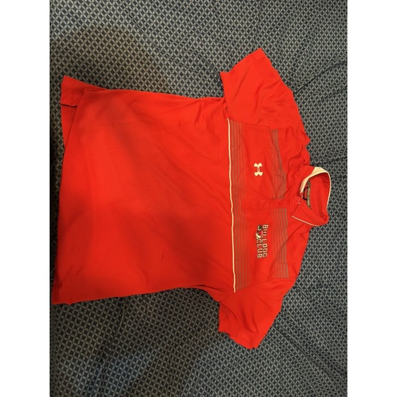 Under Armour Other - Under Armour GWU Men's XL Red Polo Shirt Heatgear Loose Gardner Webb Bulldogs